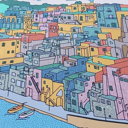 Les Petites Maisons Maison Rouge Procida Exterior foto